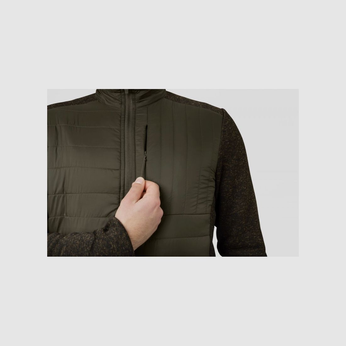 SEELAND THEO HYBRID JACKET PINE GREEN, afbeelding 4 van 6