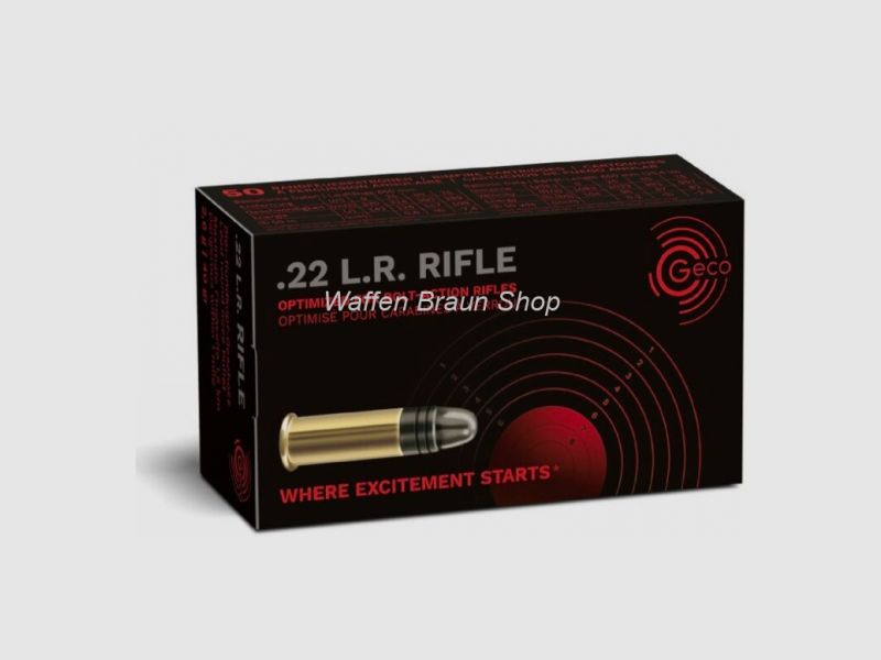 GECO .22 l.r. GECO RIFLE* 50 Stück