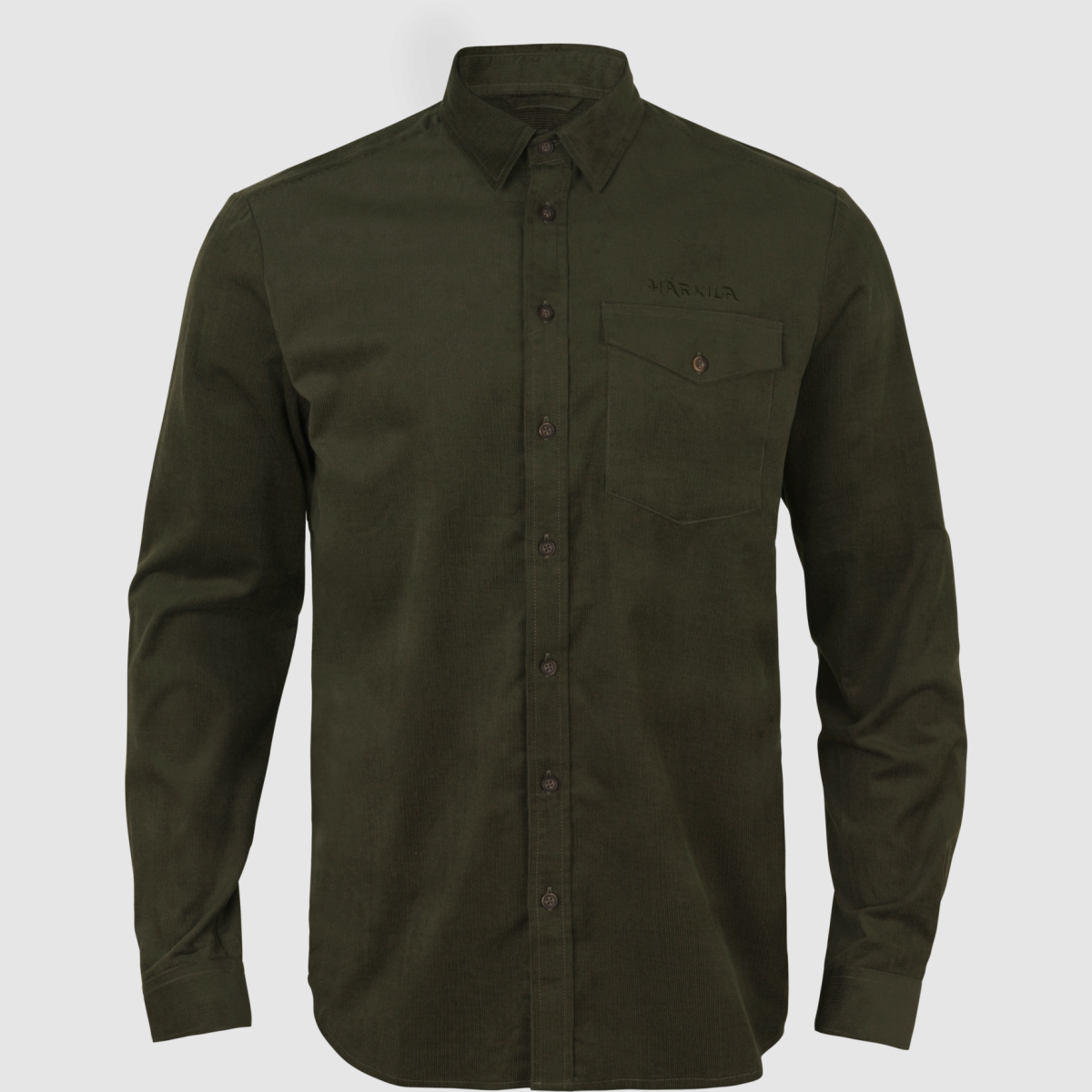 Härkila Kaldfjord Corduroy hemd Willow Green, afbeelding 1 van 2