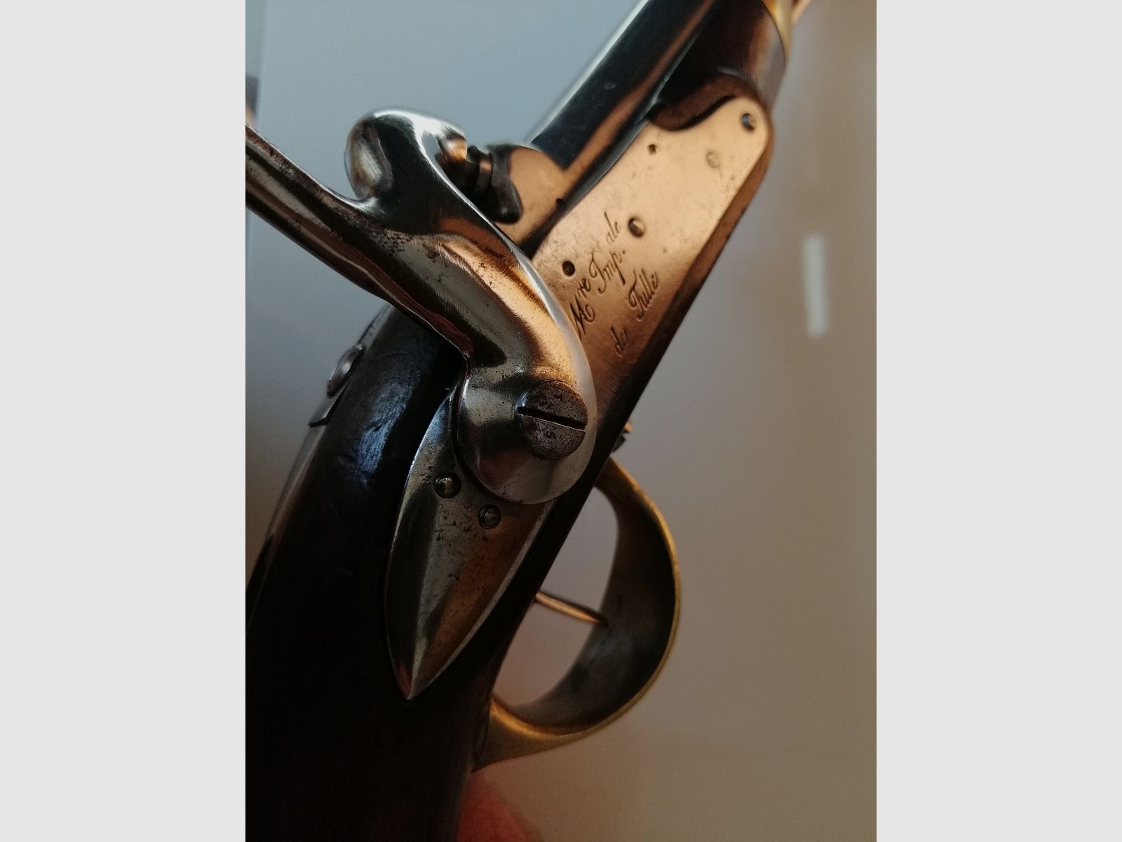Bardzo piękny francuski pistolet Model 1822 T-BIS nowy z numerem – Doskonały stan, zdjęcie 22 z 22