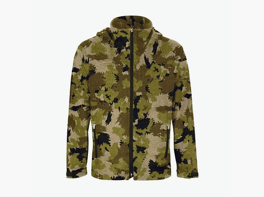 Hedlund Vik Ultralight Silent Forest Merino Camo Windbreaker - XS