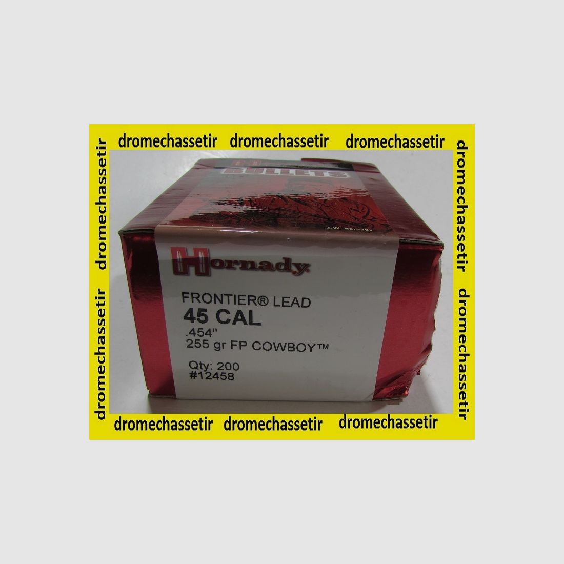 BOX MIT 200 GESCHOSSEN HORNADY 45 .454 255GR FP COWBOY 12458