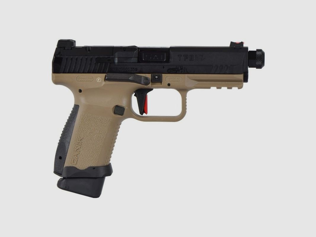 CYBERGUN GASPISTOLE CANIK TP9 ELITE COMBAT FLAT ZWEIFARBIG