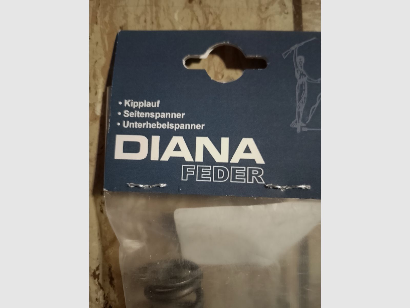 16 J Exportfeder für DIANA K98 Mod. 31/ 34/ 460/ 430L/ 470th neu Feder Unterhebelspanner Kipplauf Luftgewehr 