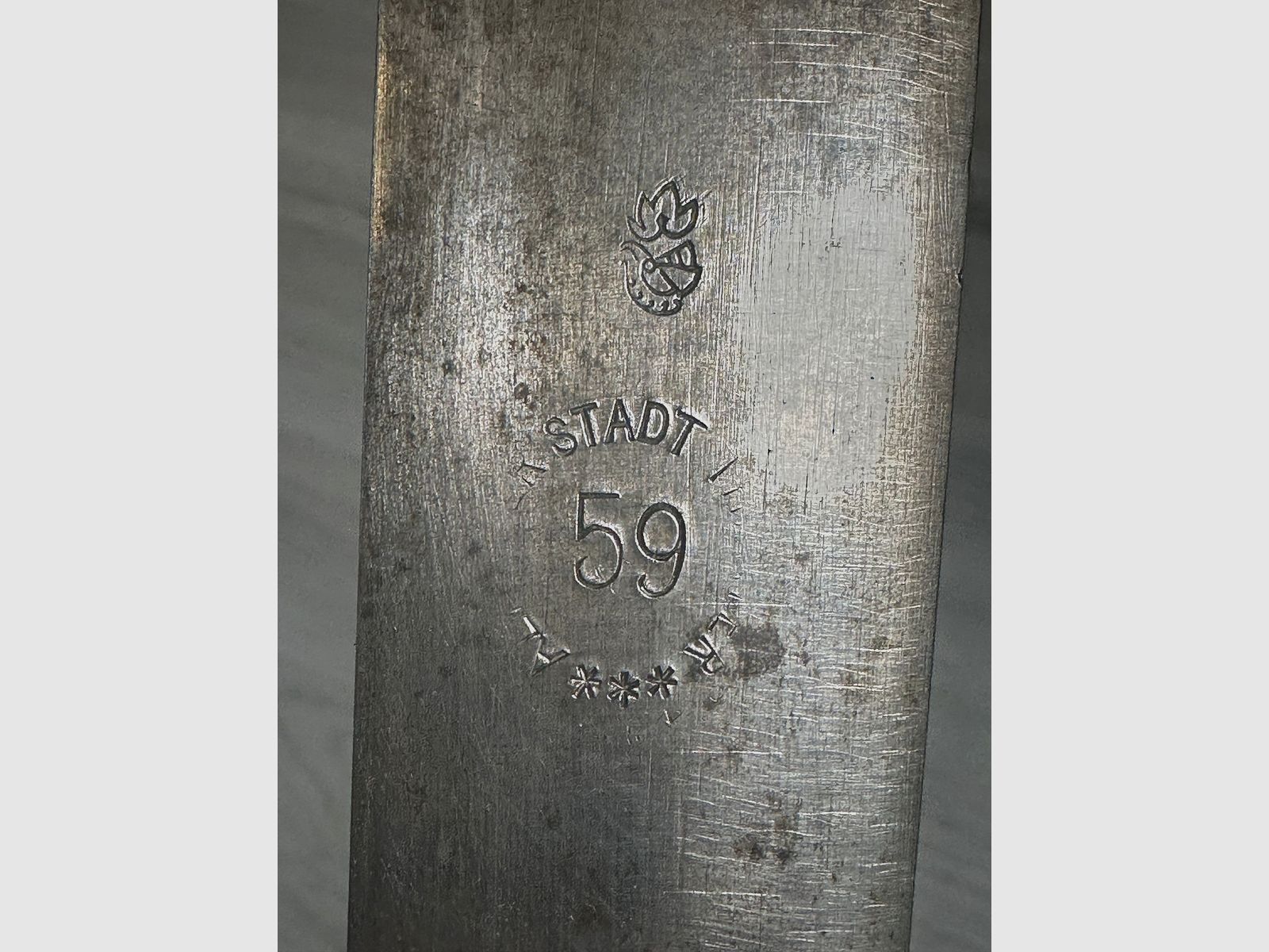 W.K&C (WKC) Kurzschwert Schwert Bronzefarben - "59" - Deko - ca. 1960