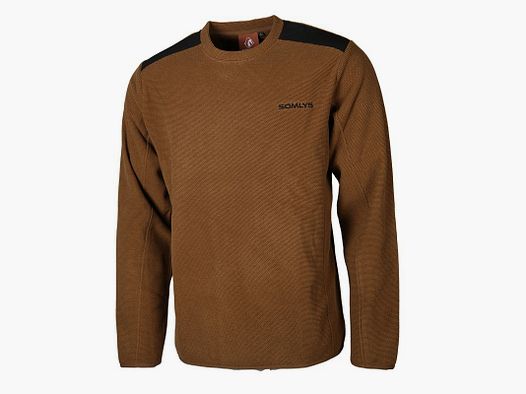 Somlys Round Neck Sweater Camel Size M