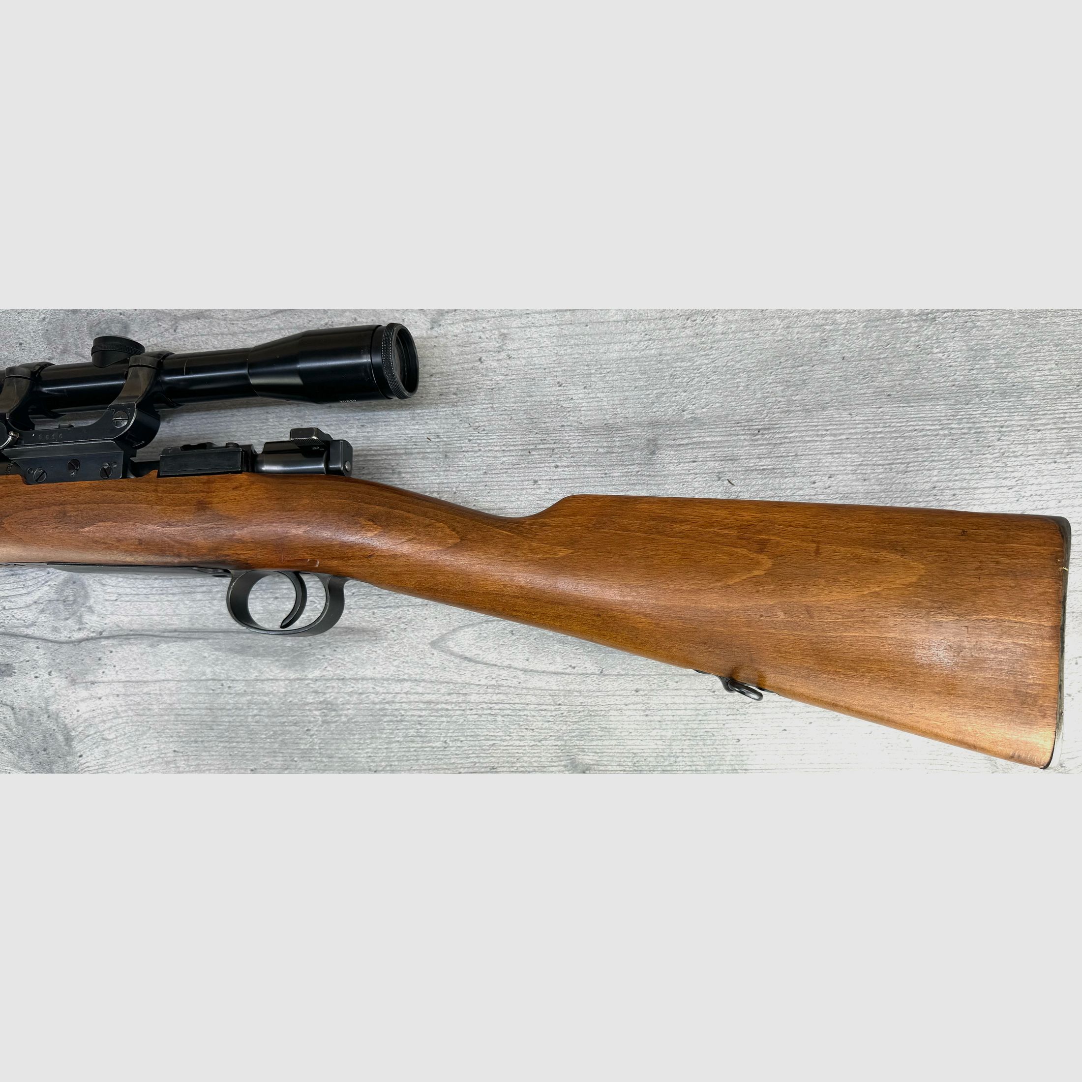 Carl Gustaf/ Husqvarna M/38 6,5x55mm z montażem bocznym + S&B 12x42 ZF