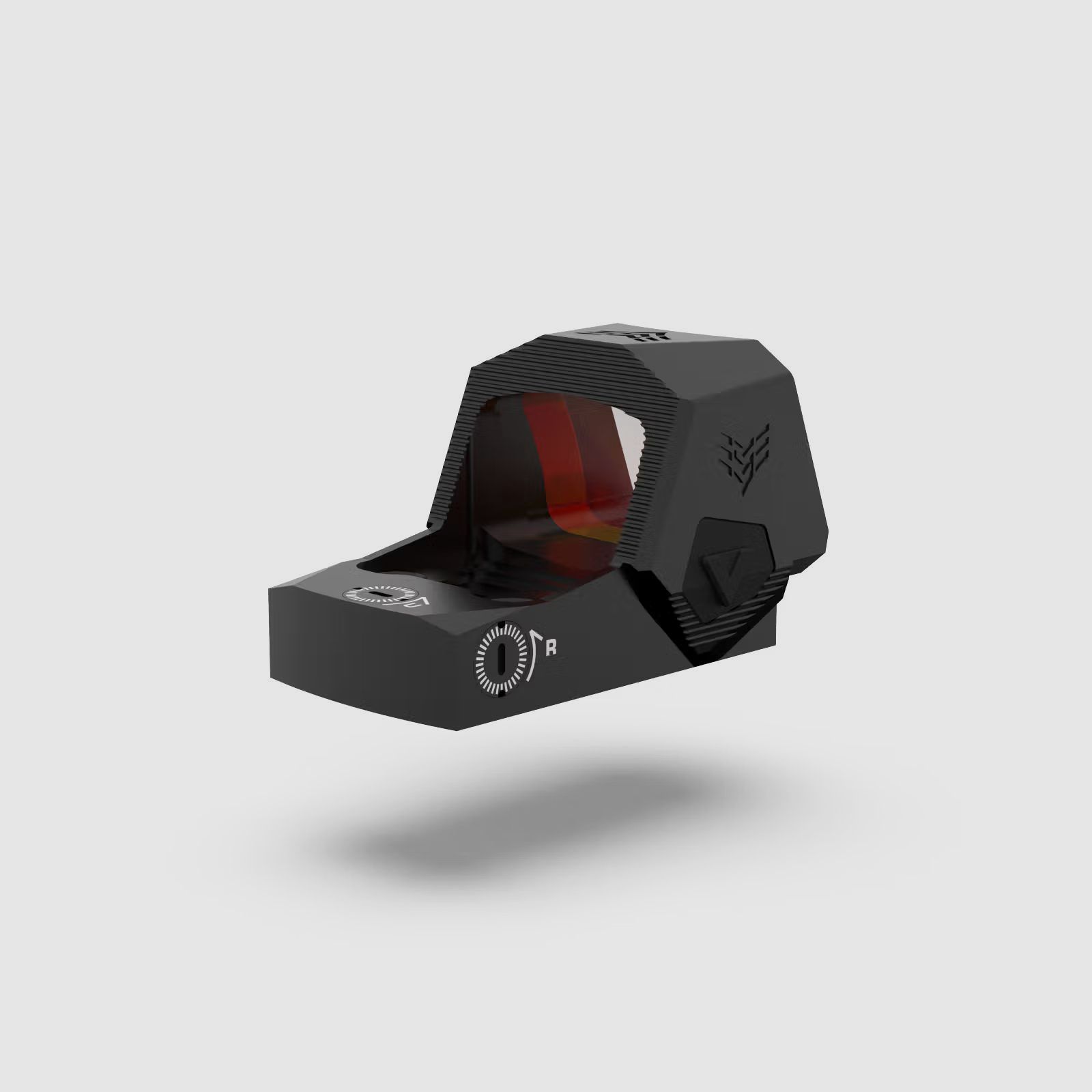 Swampfox Sentinel II 1x20 RMSc Micro-Reflexvisier - 3 MOA Dot, grün, Blackout Rear Sight Guide