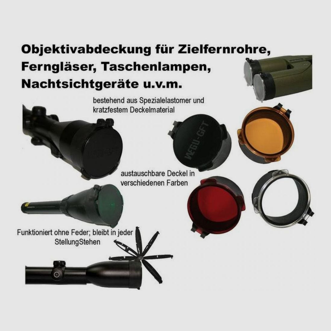 WEGU Cache-objectif Ø 62 mm