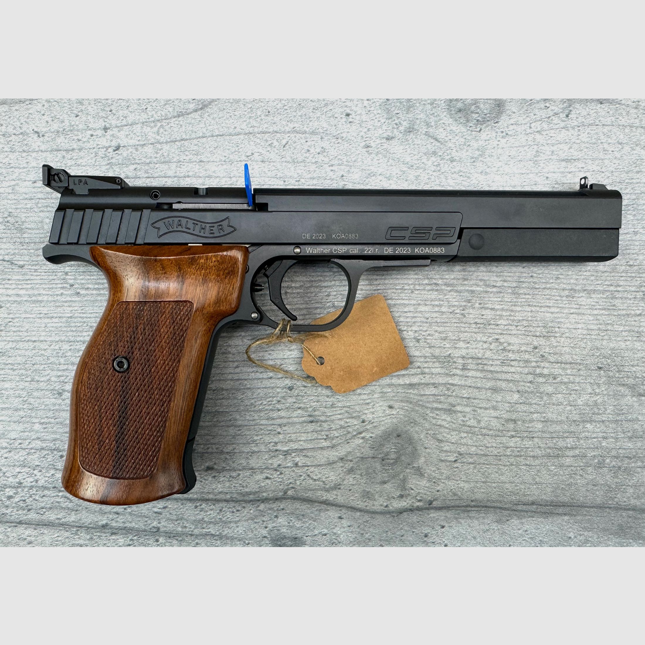 Vorführwaffe Carl WALTHER CSP Dynamic .22lr einstellbarer Matchabzug Sportpistole