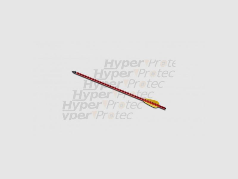 Pijl schacht 54cm aluminium rood of zwart - 20 inch, afbeelding 1 van 2