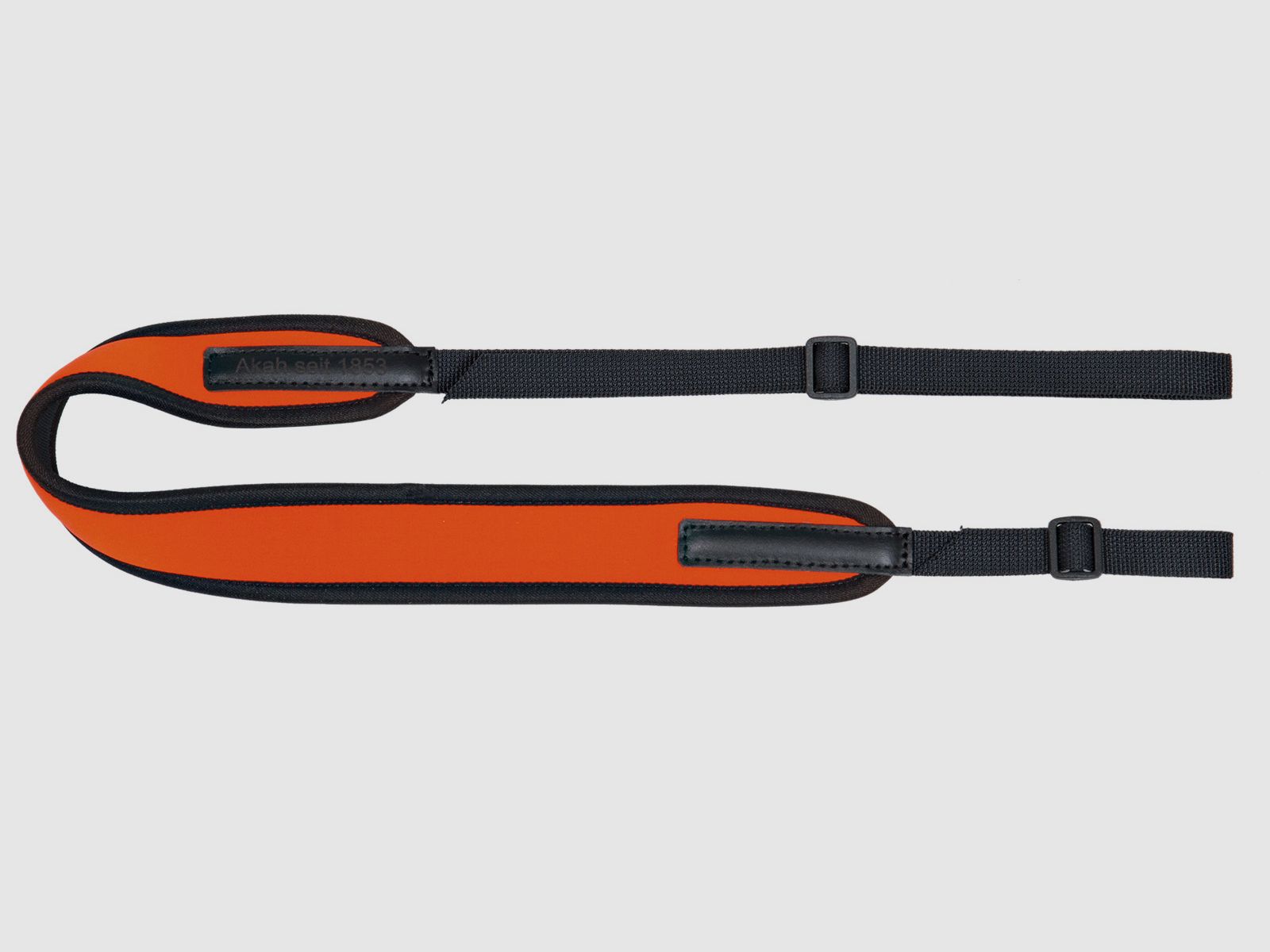 AKAH Gewehrriemen orange Neopren mit Gurtband