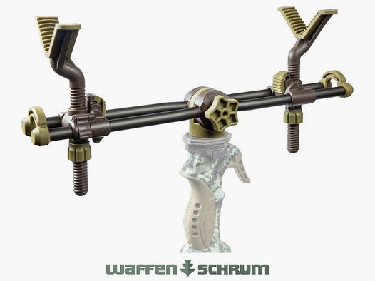 Primos Zielstock Trigger Stick Zubehör 2 Punkt Gewehrauflage mit Adapter