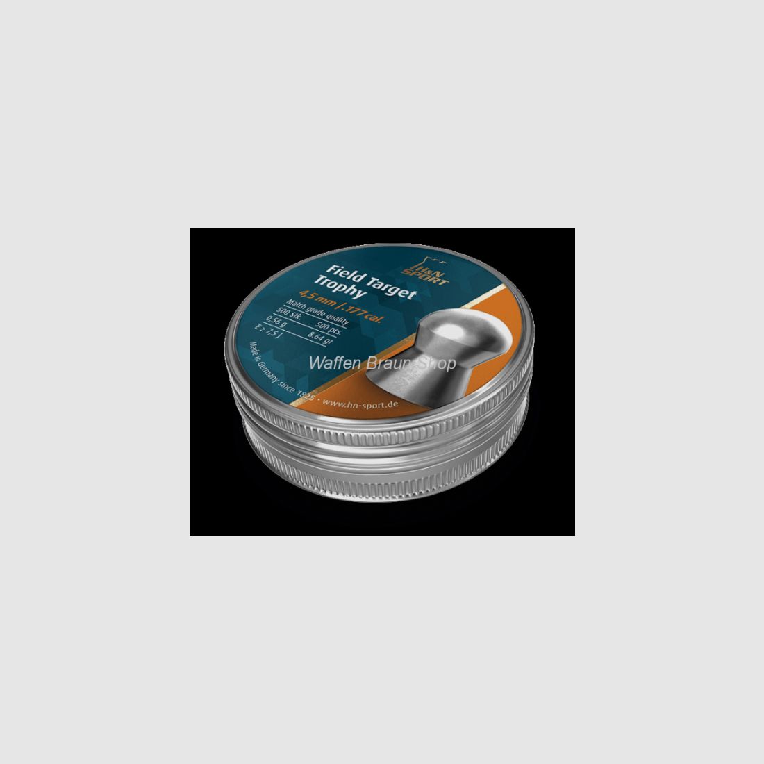Field Target Trophy 4,5mm 0,56g 7,5 Joule 500 Stück