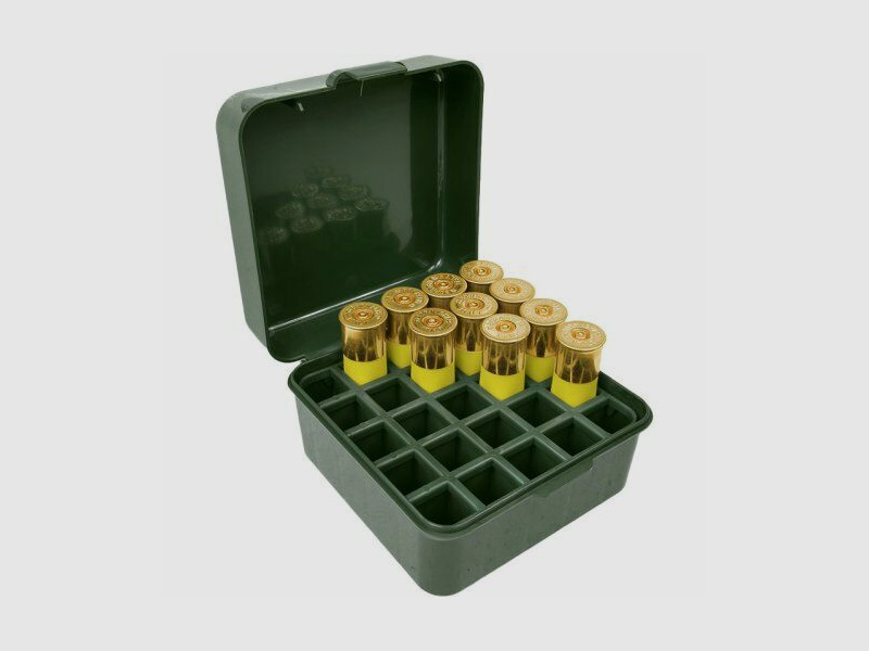 MTM Patronenbox mit Klappdeckel 25RDS.12/.20