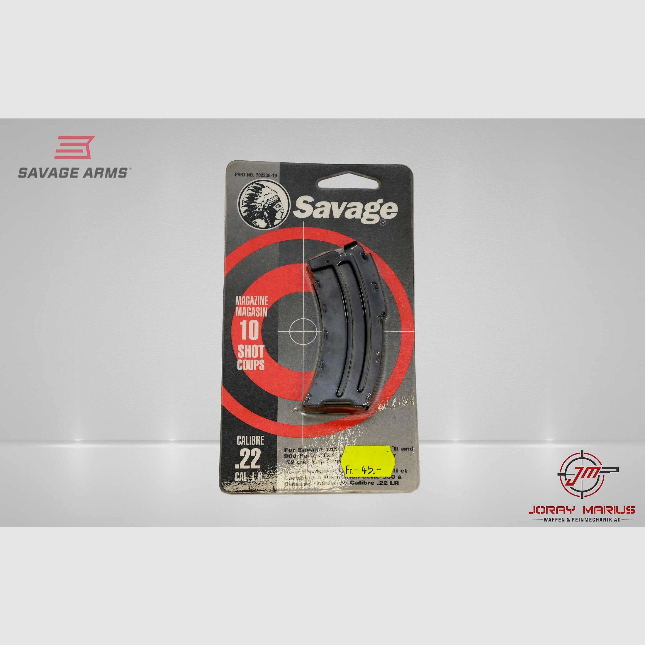 Savage/Lakefield Magazin .22lr, 10-Schuss (Polymer)