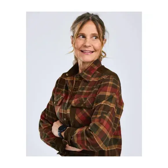 Chemise Exclusive Pinewood Prestwick Femme Terracotta, image 5 sur 6