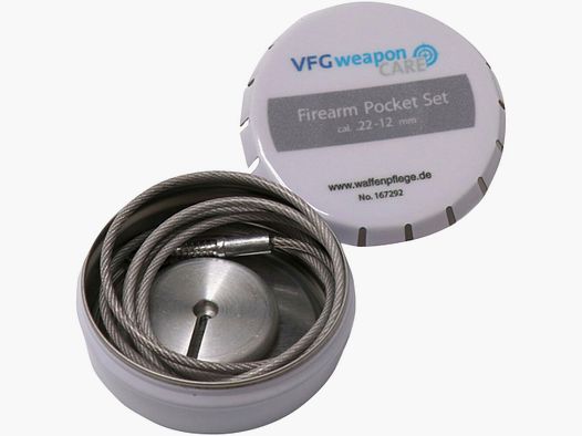 VFG Firearm Pocket kit de limpieza (del cal. .22 al calibre 12)