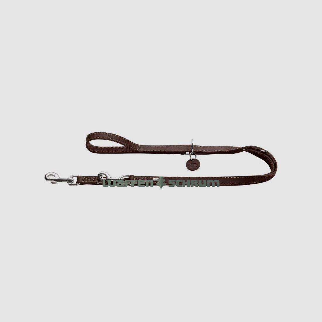 Hunter Verstellbare Führleine Aalborg / Länge 200cm / Breite 20mm dunkelbraun