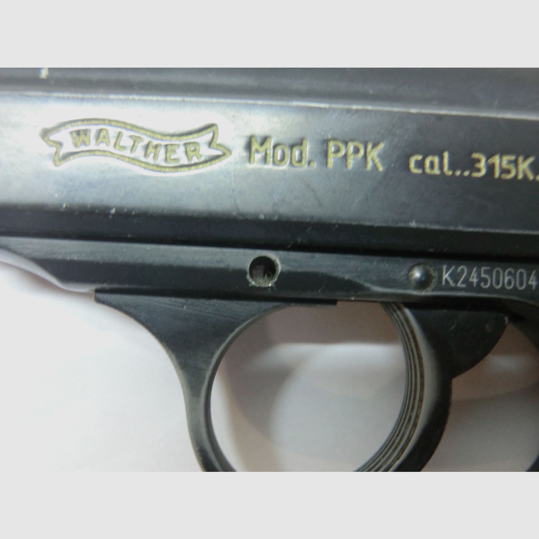Walther Mod. PPK cal. 315K. PTB 585, Beschuss: AC 1977