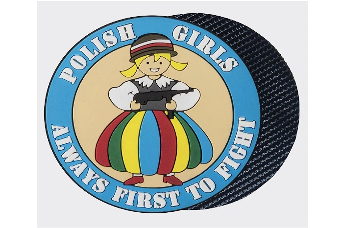 Helikon "POLISH GIRLS" PVC Patch Blue, image 1 of 2