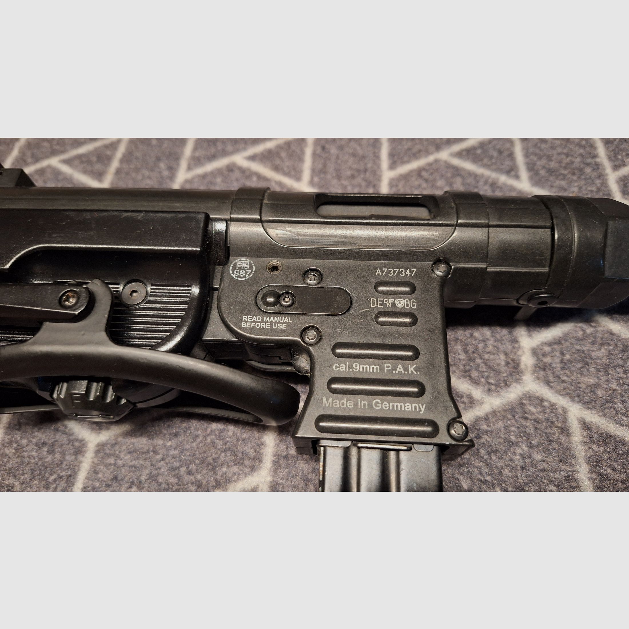 MP40 G.S.G. Pistolet maszynowy z sygnałem 9 mm P.A.K.