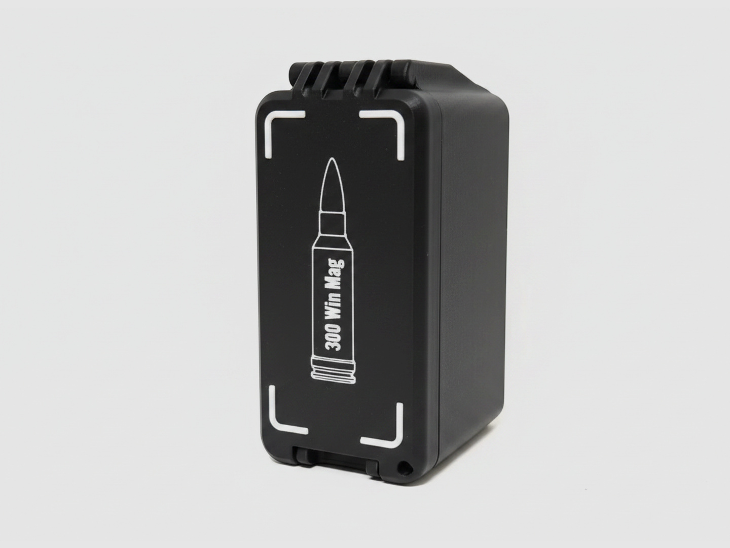 Filamelt Munitionsbox / 300 Winchester Magnum / 'Klapp- / Rastdeckel' / Patronenbox, Ammo Box