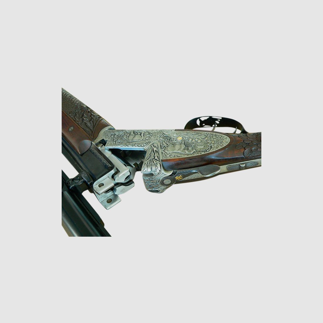 Doble rifle Bock Franzoj Ferlach, cal. 9,3x74R con visor