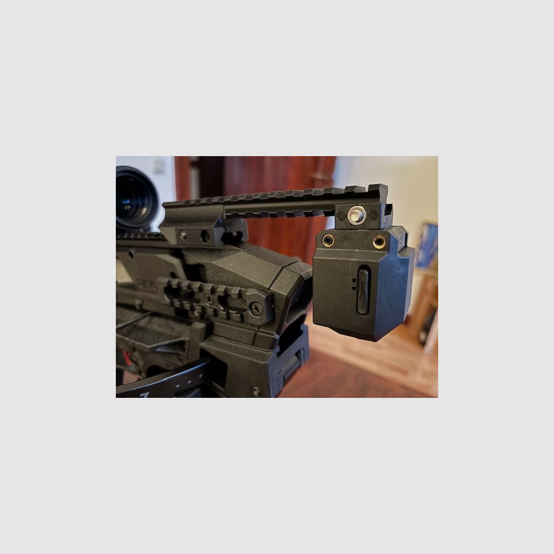 Rail Picatinny doble Filamelt - extensión flexible para accesorios y cronómetros