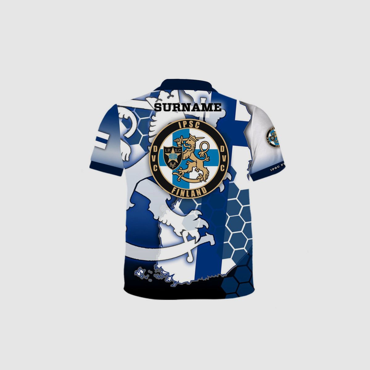 DED Finland IPSC T-Shirt, Größe: 3XL, Benutzerdefinierter Name: Kein Name, Kleidungstyp: Kinder, Bild 2 von 3