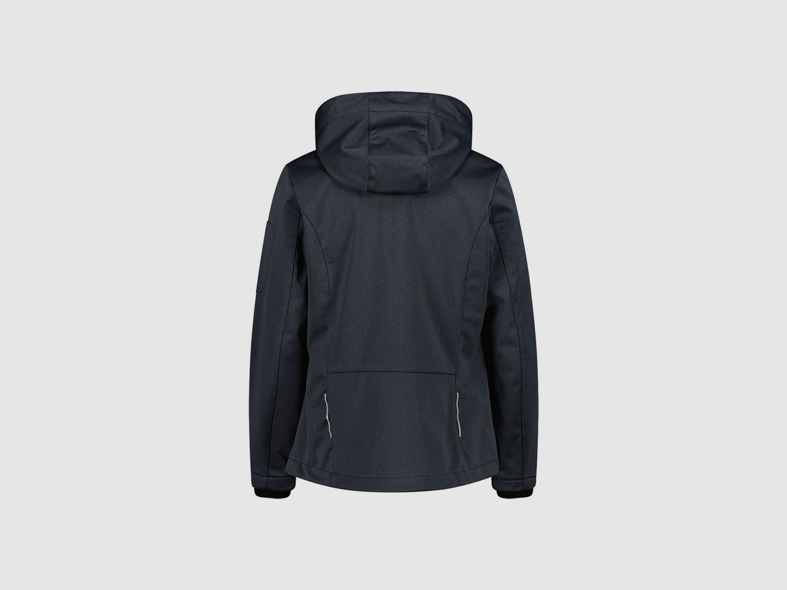 CMP Zip Hood Damen Softshelljacke Anthrazit Pfingstrose, Bild 2 von 4