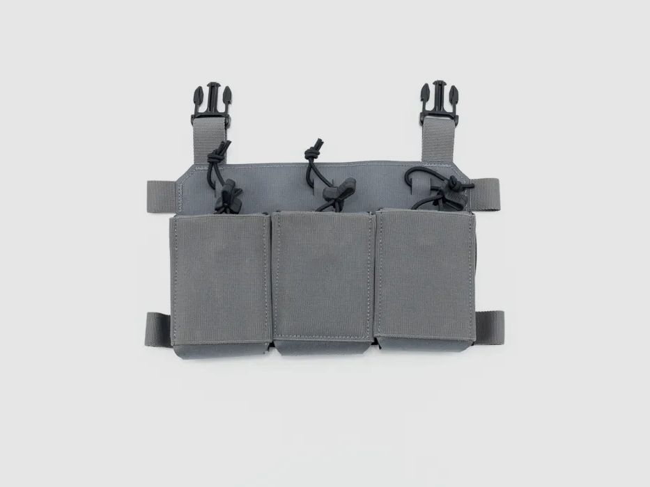 Thorax Triple-Gewehrmagazin-Placard mit MP2 (Grey) Haley Strategic, Bild 2 von 2