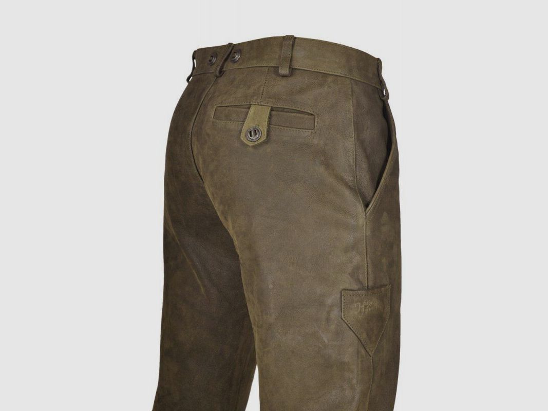 Hubertus Leder Jagdhose Trapper