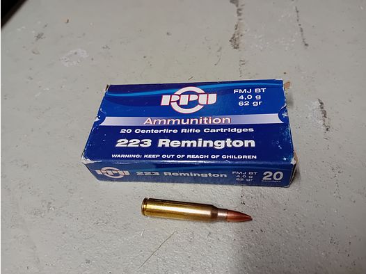 PPU .223 Remington Vollmantel 