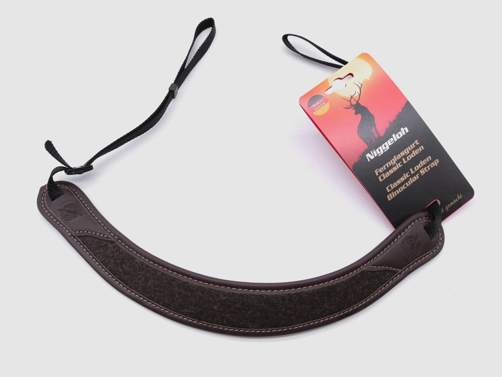 Niggeloh 141100002 Classique Loden Cuir Sangle de Jumelles Riemen Jumelles-KW