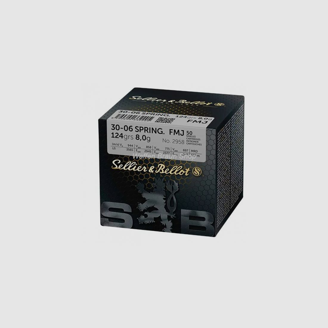 S+B .30-06Spr. FMJ 124grs. 50St