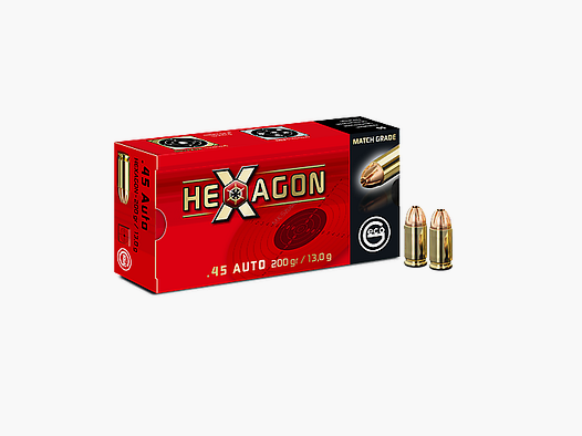 Amunicja .45 ACP GECO Hexagon 13g/200gr (50 szt.)