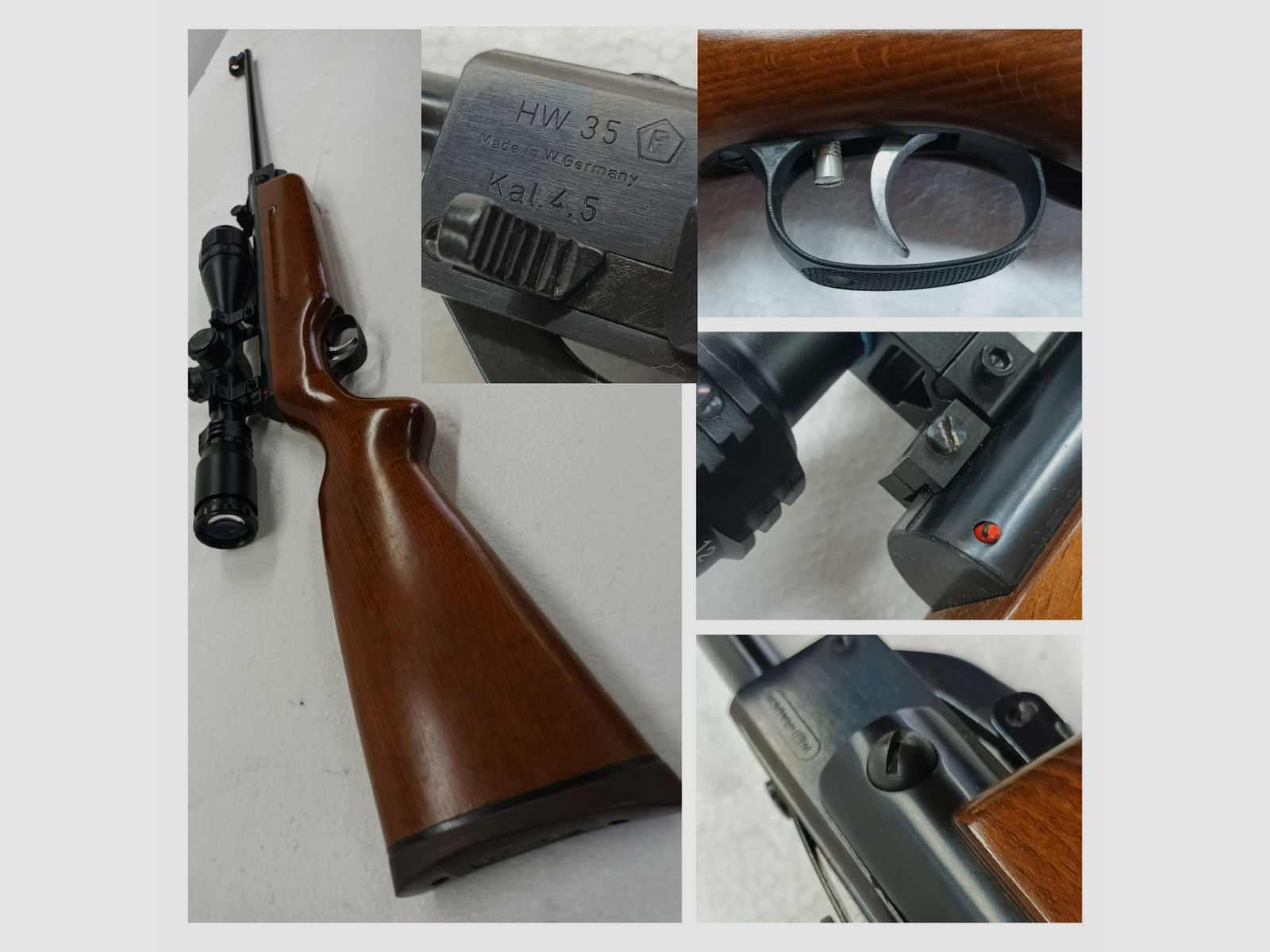 Weihrauch HW35 incl. scope 4-16x40 - MEGA CONDITION - TOP ready to shoot, image 3 of 6