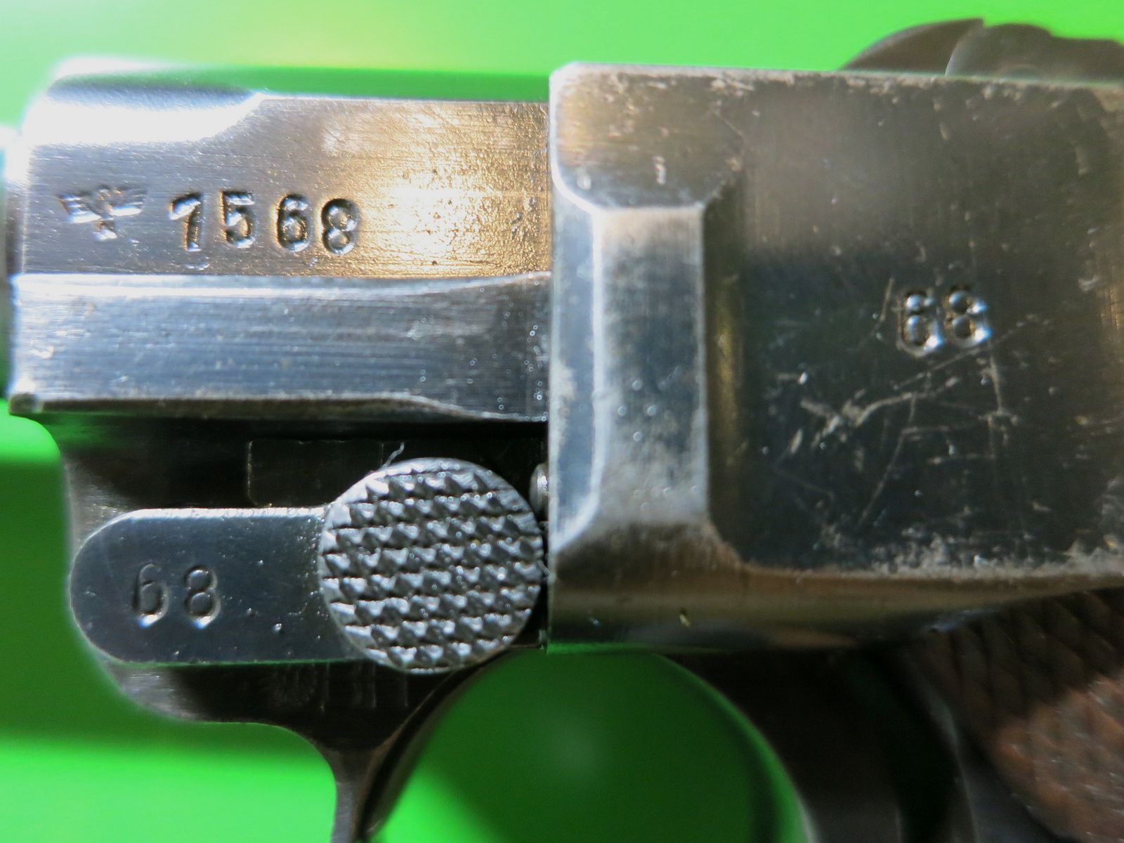 Mauser, Pistolet 08, P08, 9 mm Luger, ÖBH, numéro identique #46-