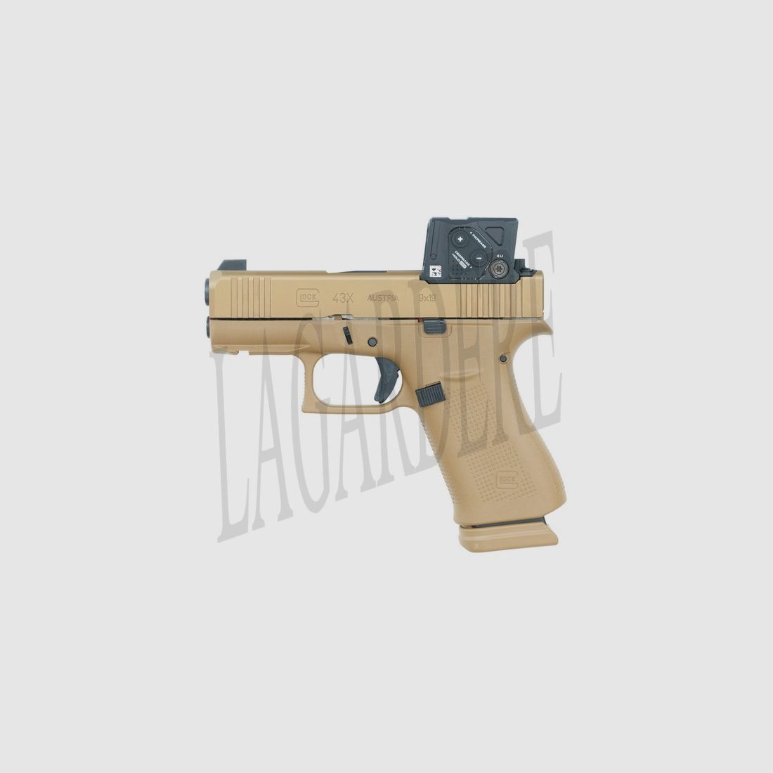 GLOCK 43X FS RAIL MOS COYOTE KOMBO COA (PISTOLE)