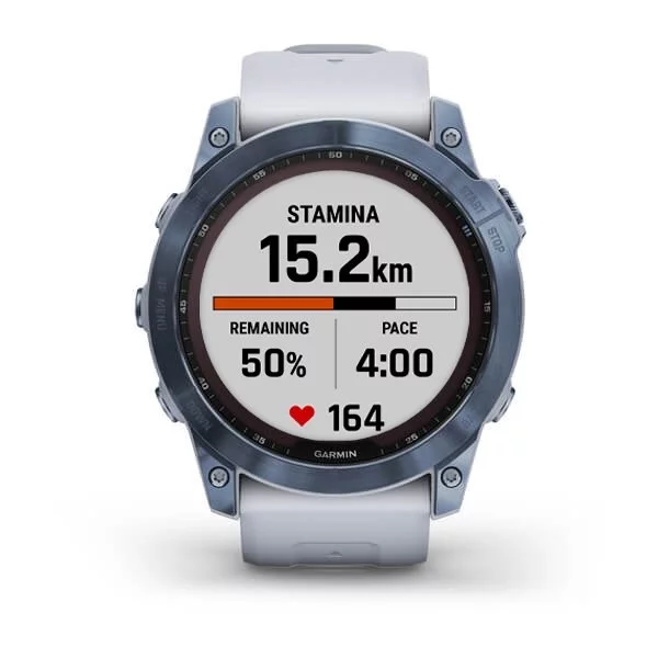 Zegarek sportowy GARMIN Smartwatch Fenix 7X Sapphire Solar Blue, zdjęcie 11 z 22