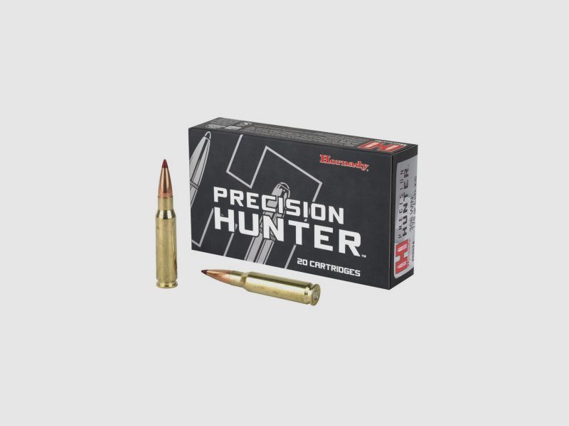 HORNADY PRECISION HUNTER .308 WINCHESTER 178GR ELD-X, 20RD/BOX