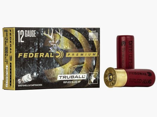 FEDERAL PB127RS PREMIUM VITAL SHOK RIFLED SLUGS.12/70 2-3/4_