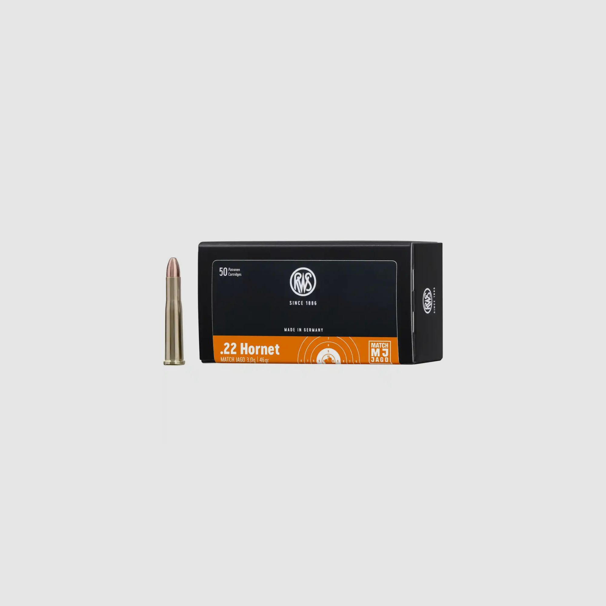 RWS .22 Hornet Match-Jagd 3,0g 46gr 50er