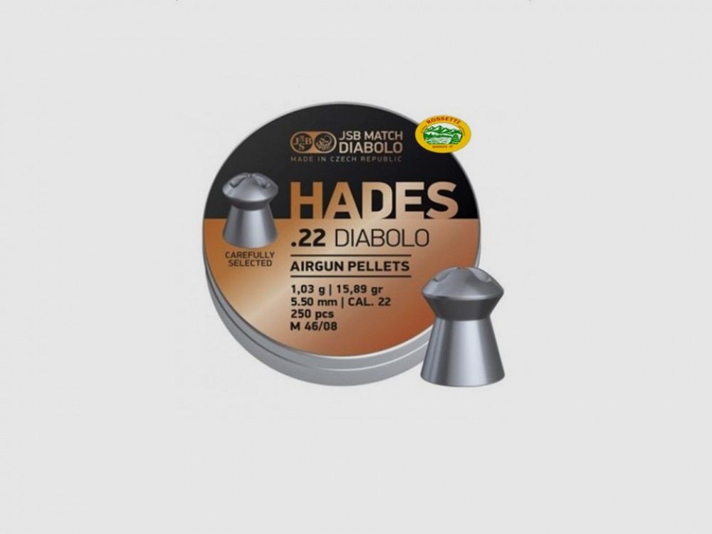 JSB Geschosse HADES Kal. 5,5 gr. 1,030 - Packung 250 Stk.