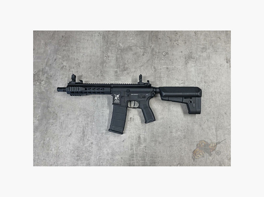 AR15 KeyMod 8 Zoll ALPHA Vollmetall Delta Armory Schwarz S-AEG Airsoft Gewehr Frei ab 18 Jahren