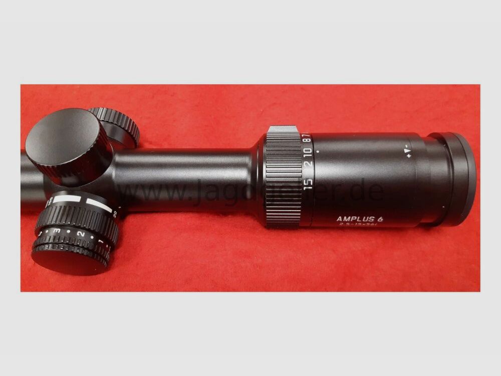 Leica Amplus 6 2,5-15x56i-Zielefernrohr + Burris BTC35 + Smartclip-Adapter