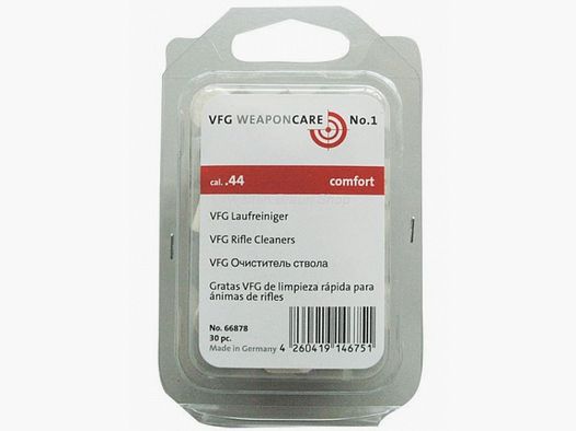 VFG-środek czyszczący do broni, nr 66878, kal. 44, 30 sztuk