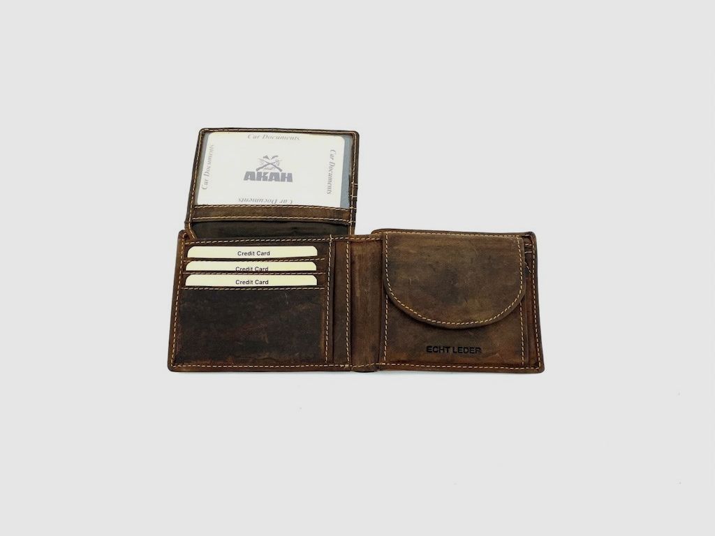 Akah Geldbörse Hirsch, Querformat, Bild 2 von 3