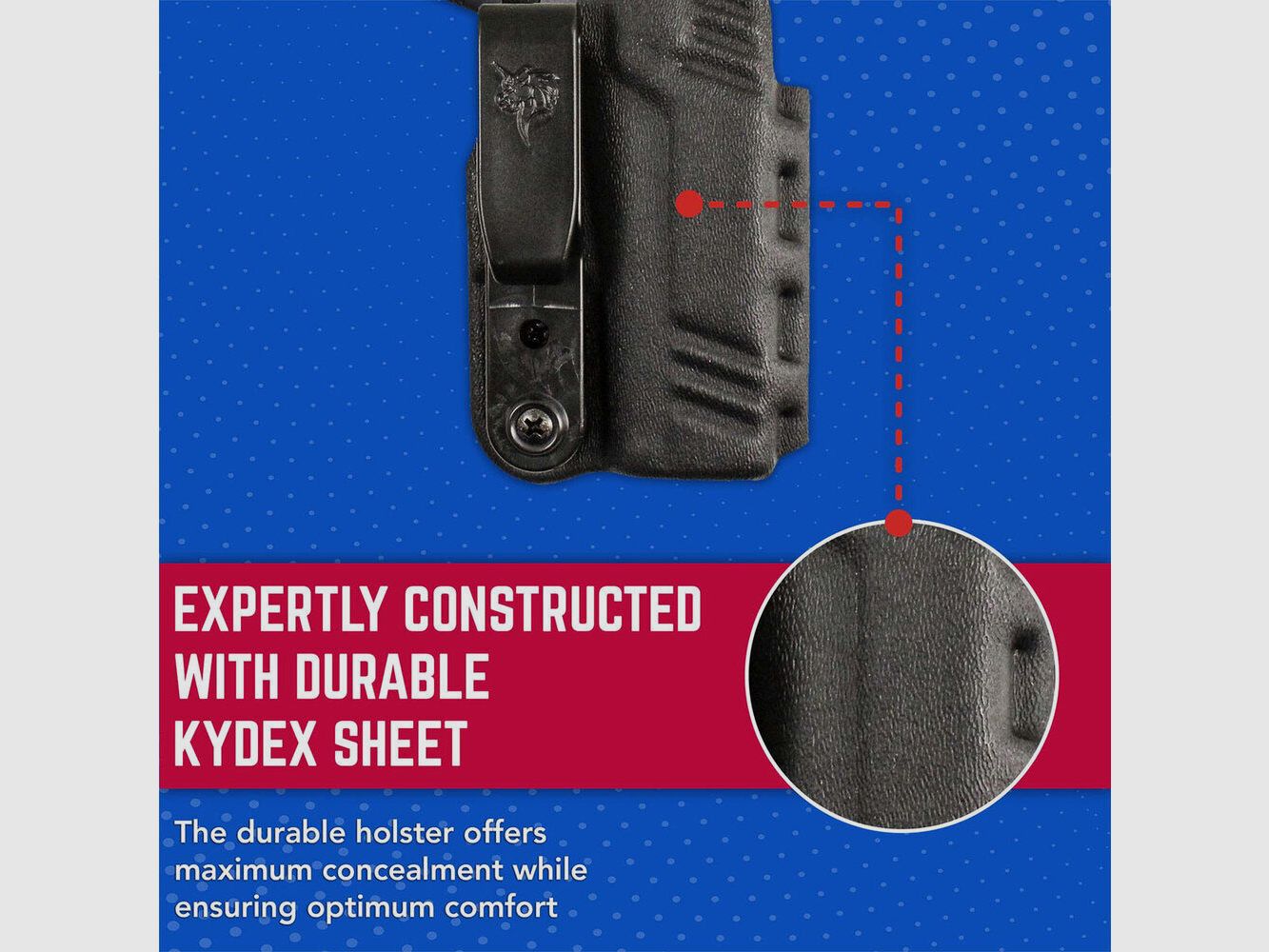 DeSantis Gürtelholster Slim-Tuk 4,25-5" (5 Zoll) Springfield Prodigy, Bild 3 von 4